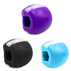 3PCS Jawline Exerciser Mouth Fitness Ball Jaw Trainer Face Double Chin Reduction