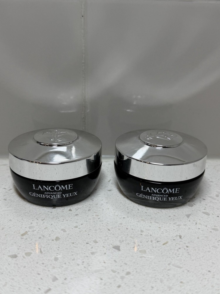 2x Lancome Advanced Genifique Yeux Eye Cream 0.5oz/15 ml Boxless LOT OF TWO
