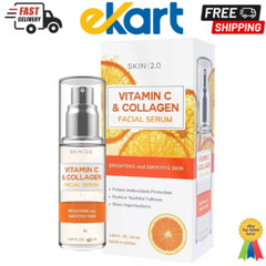 Korean Vitamin C Collagen Skin Brightening Facial Serum Anti Aging Dark Spots