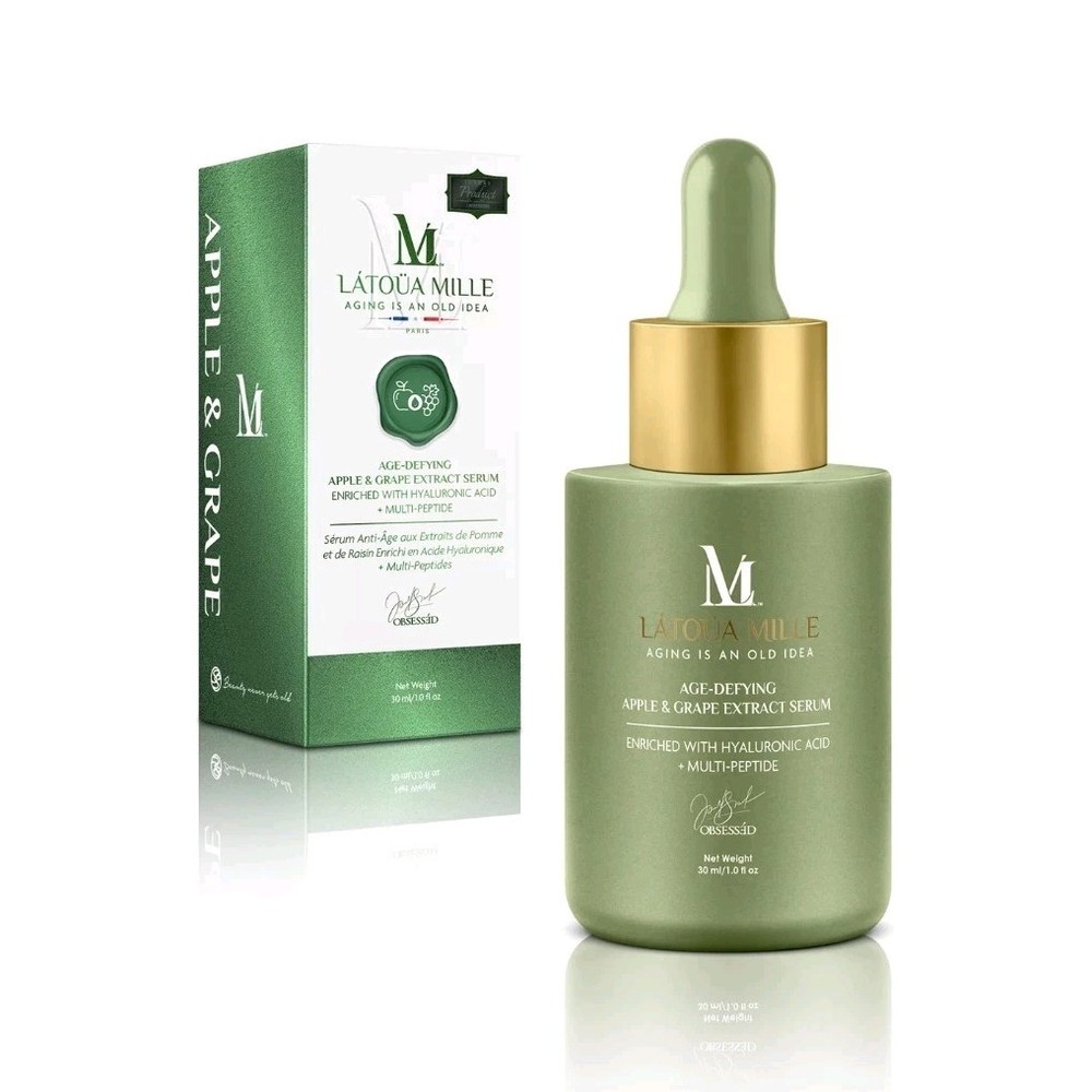 Latoua Mille Age-Defying Apple & Grape Extract Serum 30ml Hyaluronic Acid