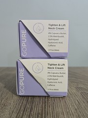 2x GOPURE Neck Firming Cream For Tightening and Lift 1.7oz EXP 07/2027