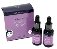 DERMADOCTOR Kakadu C 20% VITAMIN C SERUM Set 2 x .51 Oz NEW IN BOX FREE SHIP USA
