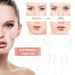 16Pcs Reusable Anti Wrinkle Facial Silicone Pad Set Anti aging Patch Skin Care