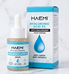 Haemi Hyaluronic Acid 2% Serum with Niacinamide – Anti-Aging & Wrinkle Face Seru