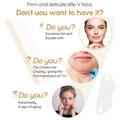 4 Pack V-Line Lifting Mask | 24K Gold & Collagen Face Mask, Anti-Aging Jawlin…