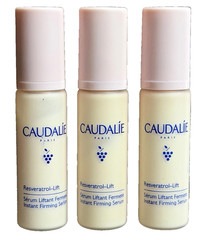 3x CAUDALIE RESVERATROL LIFT INSTANT FIRMING SERUM 10ml ea (=30ml full size) *AA
