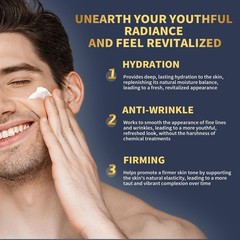 Crema Hidratante Colageno Antiarrugas Reafirma Cara Hombre Anti-Aging Face Cream