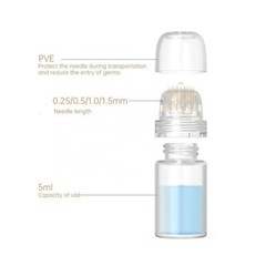 1Pcs 0.6mm Replacement Part With 20Pin Skin Therapy Roller Tool