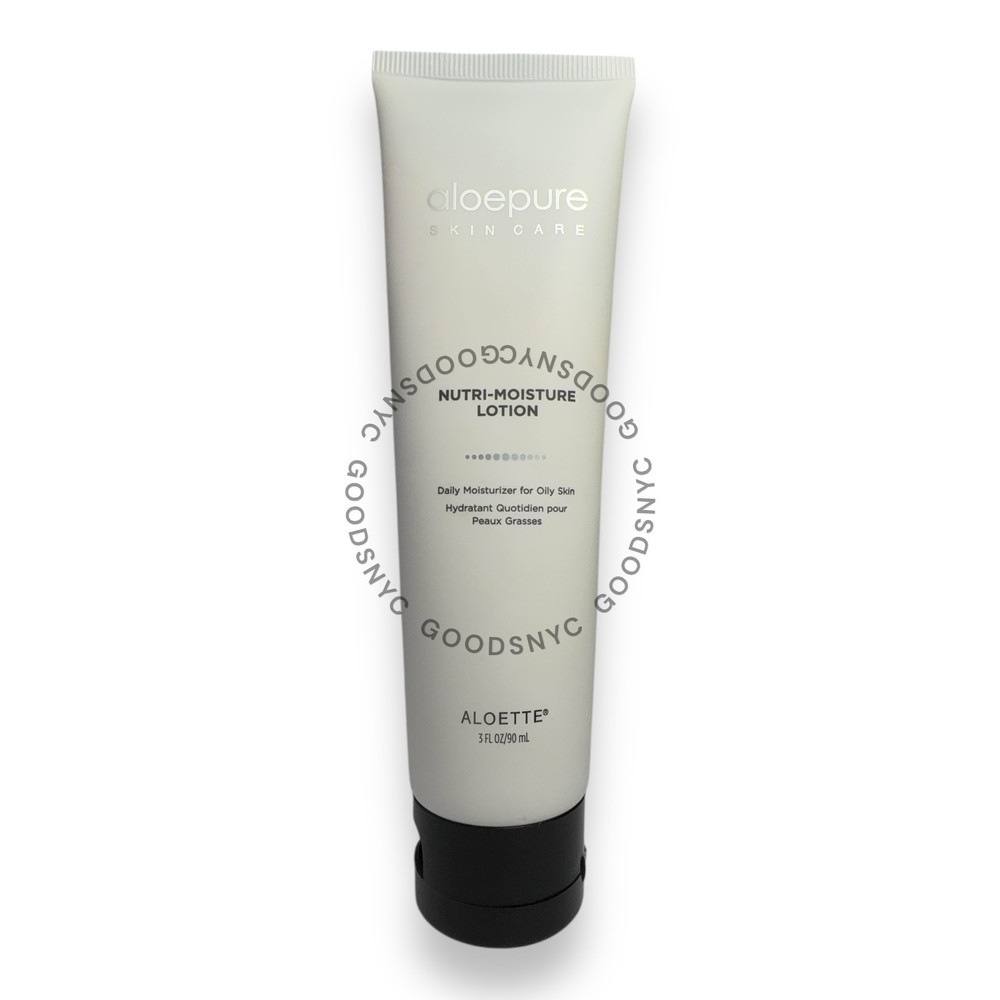 Aloette Aloepure Nurti-Moisture Lotion Daily Moisturizer for Oily Skin 3 oz NWOB