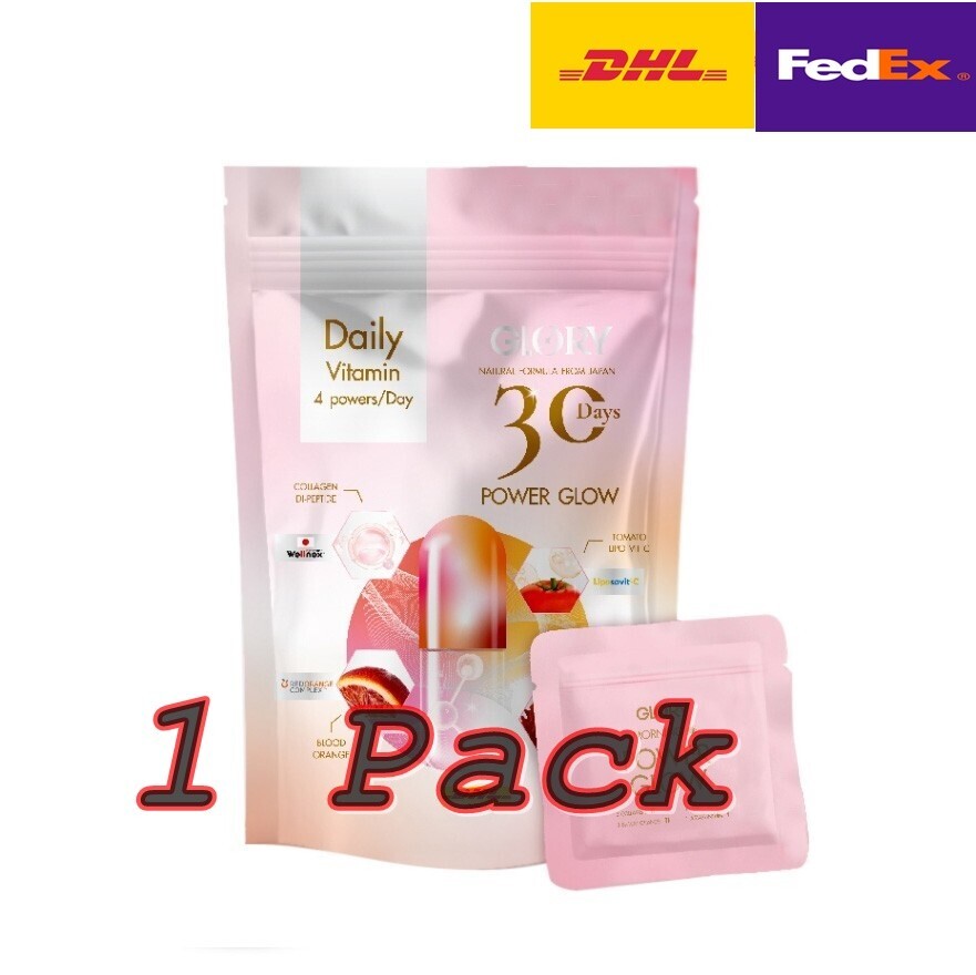 1 Pack Glory Collagen 30 Days Skin Glow Anti-Aging Beauty & Wellness Supplement