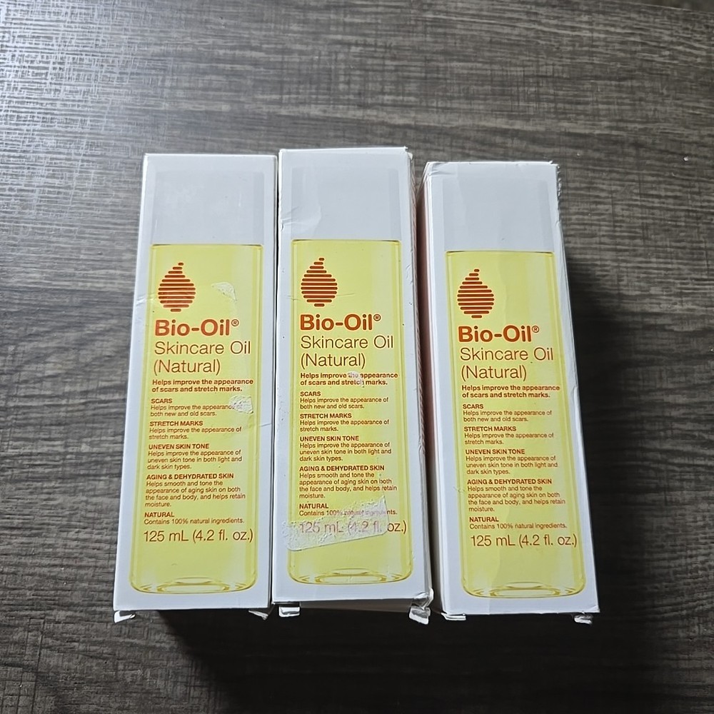 3 Pack Skincare Oil (Natural) for Scars/Stretch Marks, Skin Tone 4.2 fl oz NEW