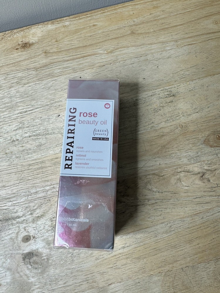 Habit Botanicals Repairing Rose Beauty Oil Retinol Lavender