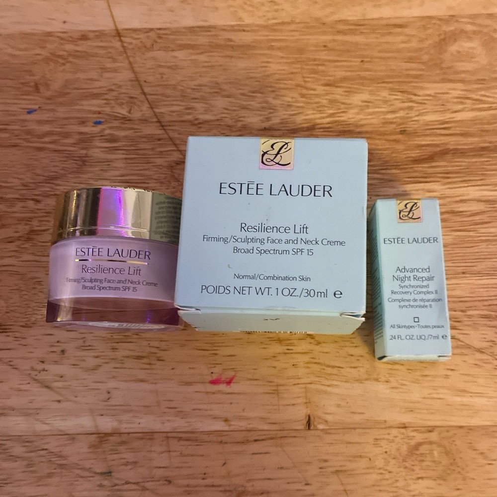 Estée Lauder Resilience Lift Firming Face & Neck Cream SPF 15 + Serum 1 oz