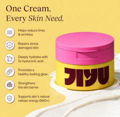 JiYu Anti-Aging Moisturizer with NAD+ & 5x Hyaluronic Acid, Stress Repair Cream