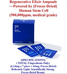 Regenerative Elixir Ampoule―Powered by [Freeze-Dried] Human Stem Cell (500,000)