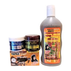 4 PACK! CREMA DE TEPEZCOHUITE Day & Night Cream + Jabon Herbal Soap + Shampoo