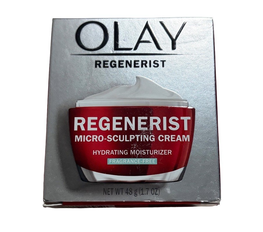 Olay Regenerist Micro-Sculpting Cream Fragrance Free Moisturizer 1.7 oz New