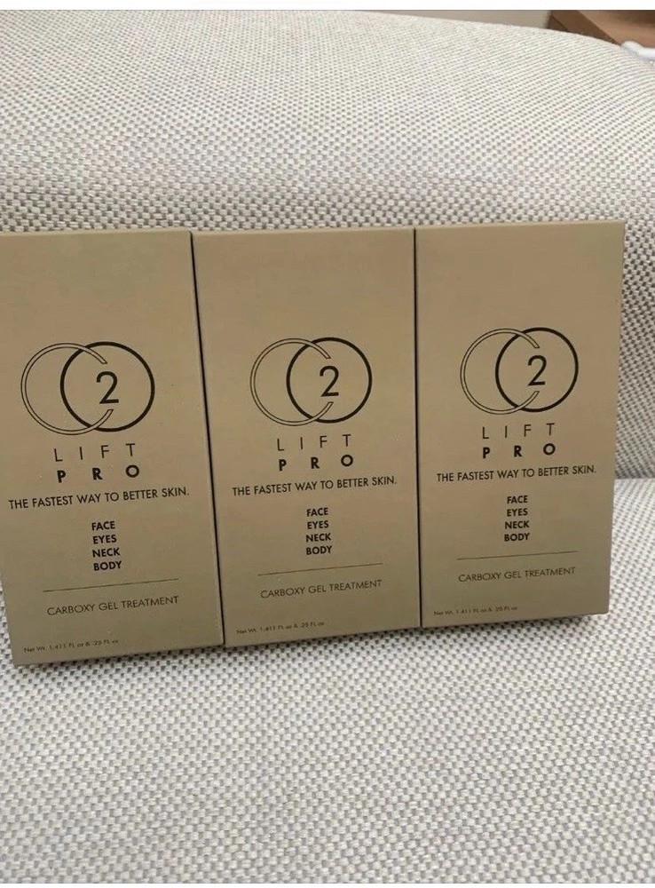 CO2Lift Pro Carboxy Gel Treatment -3 Treatments Exp 09/2027 Fast Shipping