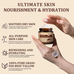 Crema De Cebo De Res Miel 4.2 Oz Para La Cara y La Piel Sevo Cevo Sebo En Oferta