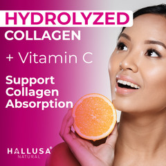HYDROLYZED COLLAGEN Complex – Vitamin C – Collagen Supplements – Multivitamin