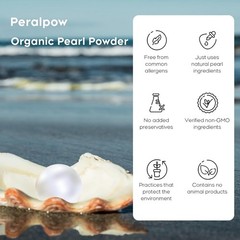 Pearl Powder Organic, 100G 100% Natural DIY Skincare, Anti-Aging, Minimizes Pore