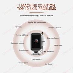 2in1 Fractional RF Machine 10/25/64/nano Cartridge Head Wrinkle Acne Removal