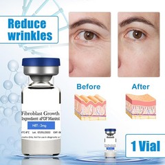 2mg aFGF Cosmetic Grade Powder for Skin Anti-Aging – 1000000 IU, Fragrance Free