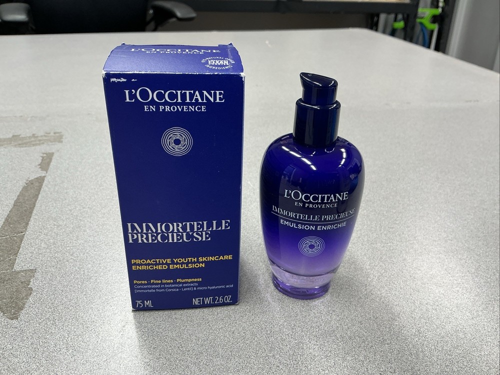 L’Occitane Immortelle Precieuse Proactive Youth Skincare Enriched Emulsion 2.6oz