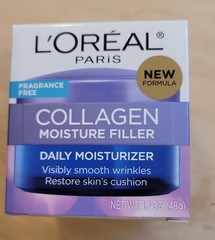 L’OREAL PARIS Collagen Moisture Filler, Daily Anti Aging Face Cream, 1.7oz NEW