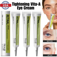 3Pcs High-Performance Retinal Shot Booster Tightening Vita-A Eye Cream Unisex US