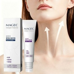 Fullerene Collagen Magec Neck Cream Firming Tightening with Roller