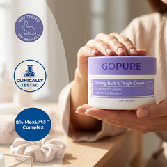 GOPURE Firming Butt & Thigh Cream (125ml) for Firming and Sagging Skin Treatment