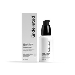 UNDERATED Glow And Acne Clear Face Moisturiser Cream Vitamin E 50Ml