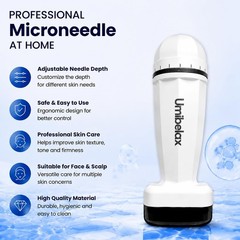 Microneedling Derma Stamp for Hair, Beard, Scalp & Face – 0.25mm Dermaroller