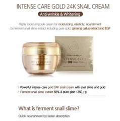 TONYMOLY Intense Care Gold 24K Snail Cream 45ml( 1.76oz ) Korea Beauty