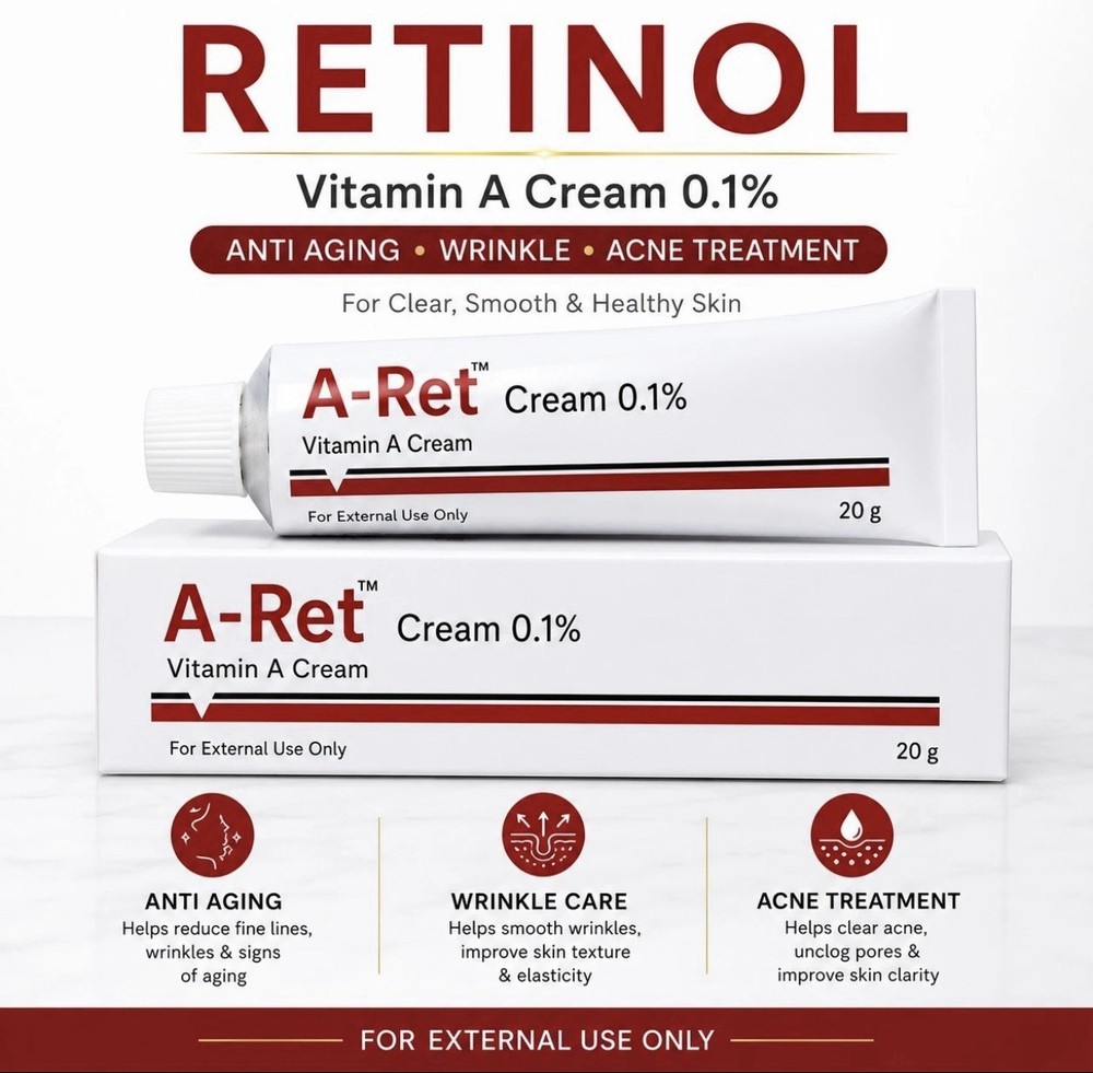 Retinol Gel 0.1 Vitamin a Repairs Fine Lines & Wrinkles, Scar Treatment, Age 20g