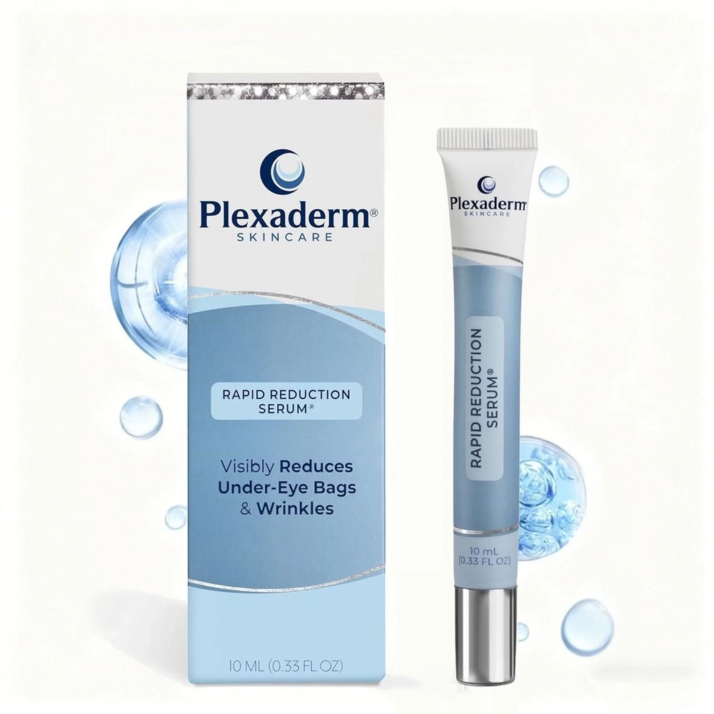 Plexaderm Rapid Reduction Serum – Visibly Reduces Under-Eye Bags and Wrinkles
