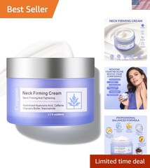 Firming Neck Cream with Hyaluronic Acid & Caffeine – 1.7 fl. oz, All Skin Types