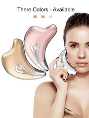 LED Electric Gua Sha Facial Massager Microcurrent Face Lift Skin Rejuvenation To