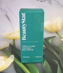 BeautyStat Triple-Plump Coconut Milk Serum 1.7oz/50mL FULL SZ RV $42 SHIPS FREE