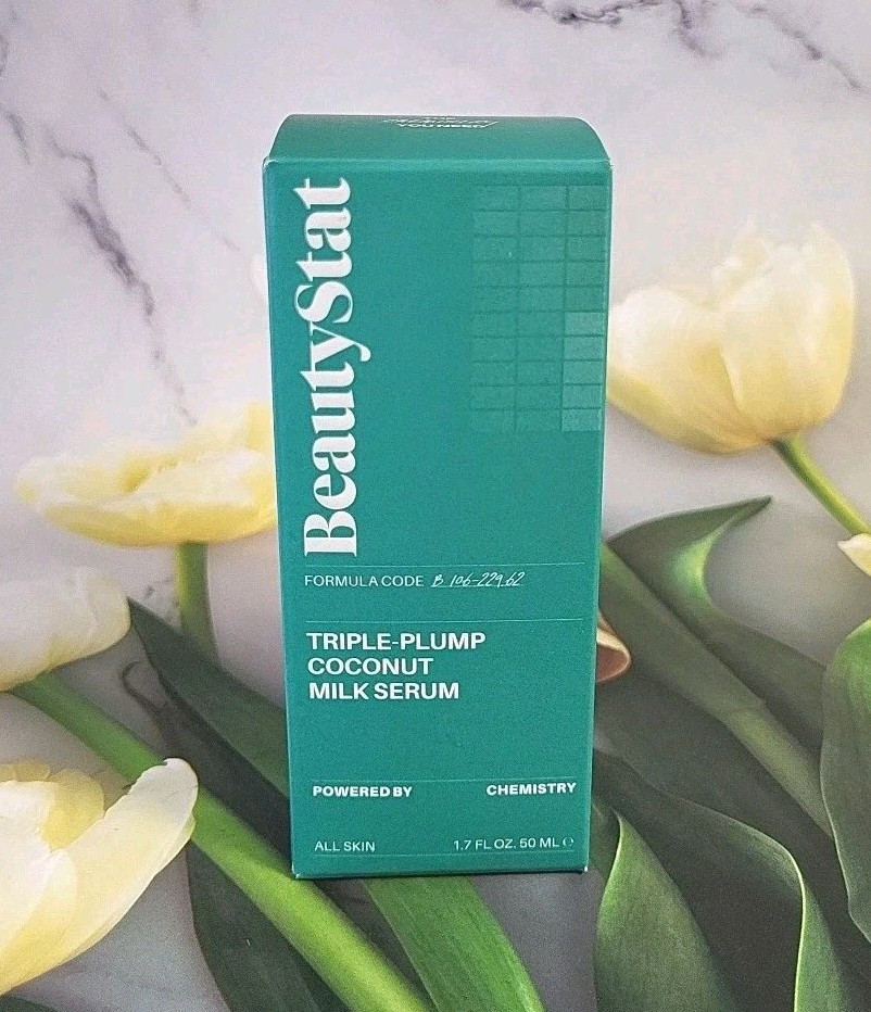 BeautyStat Triple-Plump Coconut Milk Serum 1.7oz/50mL FULL SZ RV $42 SHIPS FREE