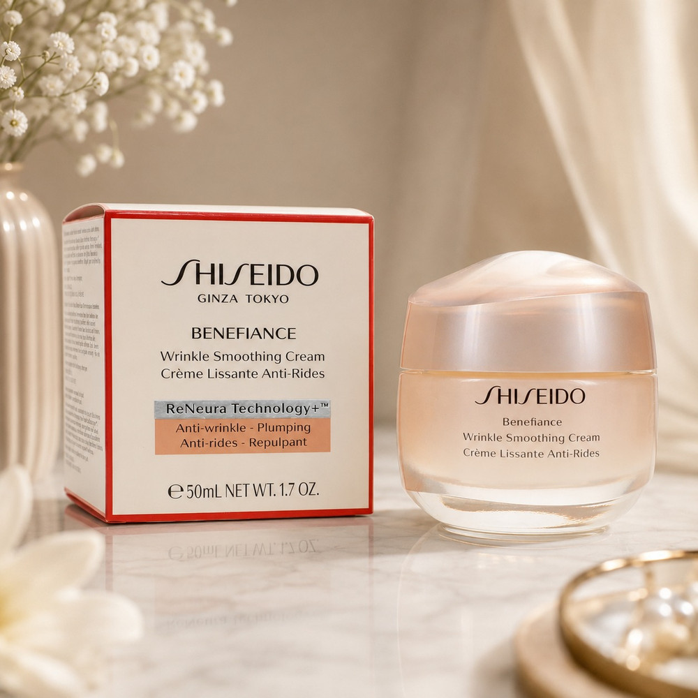 Shiseido Benefiance Wrinkle Smoothing Cream 1.7oz 50ml New In Box