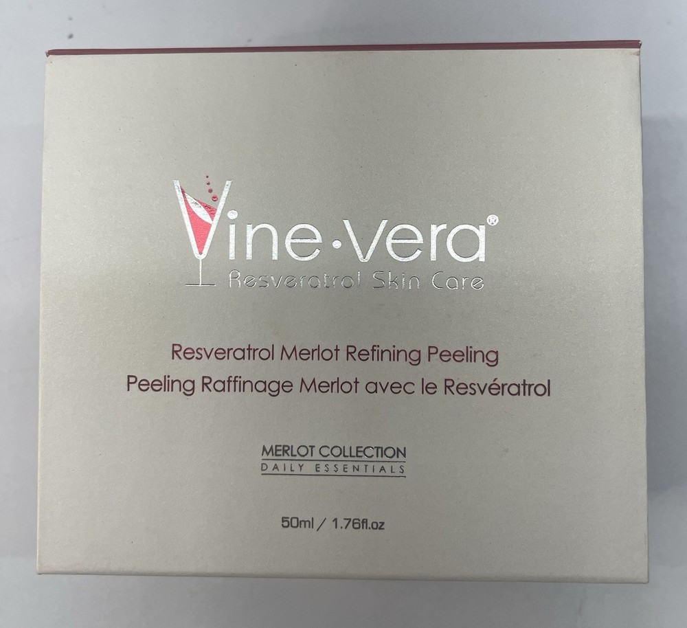 Vine Vera Resveratrol Skin Care Merlot Refining Peeling Cream 50ml/1.76fl oz New