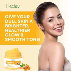 Turmeric Face Cream for Face & Body – All Natural Turmeric Skin Brightening L…