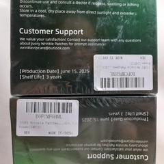 2x 14 packs of Juory Anti-Wrinkle Herbal Patches with Centella Asiatica Collagen