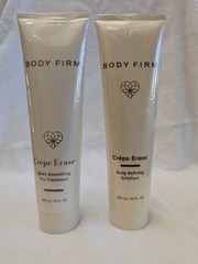 Crepe Erase Body Smoothing Pre-Treatment 10 fl Oz. and Refining Exfoliant Sealed
