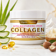 Essence Collagen & Vitamin E Face and Body Cream, 4oz FREE SHIPPING Beauty