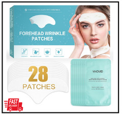 28 Pcs Forehead Wrinkle Patches – anti Wrinkle Facial Patches with Collagen and