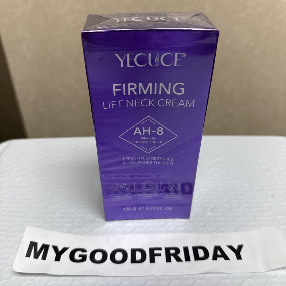 Yecuce Anti-Aging Neck Creams for Tightening & Firming 4.23 Fl. Oz, Exp: 04/2028