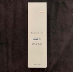 SkinCeuticals Retinol 0.5 Refining Night Cream W 0.5% Pure Retinol 1oz /30ml New